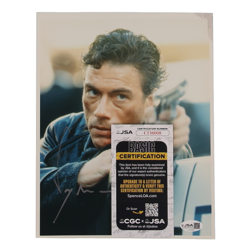 Jean-Claude Van Damme Signed "Maximum Risk" 8x10 Photo (JSA) at PristineAuction.com Jean-Claude Van Damme Signed "Maximum Risk" 8x10 Photo (JSA) at PristineAuction.com