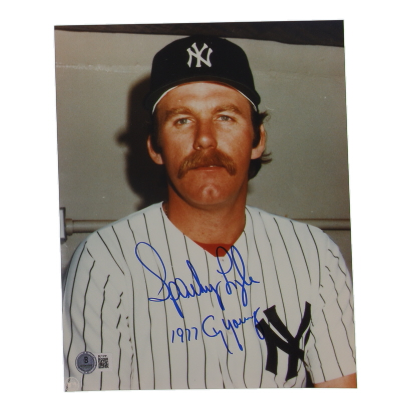 Sparky Lyle Signed Yankees 8x10 Photo Inscribed "1977 Cy Young" (Beckett) at PristineAuction.com Sparky Lyle Signed Yankees 8x10 Photo Inscribed "1977 Cy Young" (Beckett) at PristineAuction.com