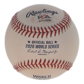 Justin Turner Signed 2020 World Series Baseball (PSA) at PristineAuction.com Justin Turner Signed 2020 World Series Baseball (PSA) at PristineAuction.com