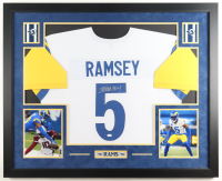 Jalen Ramsey Signed Custom Framed Jersey Display (JSA) at PristineAuction.com