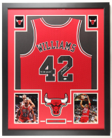 Scott Williams Signed Custom Framed Jersey Display (JSA) at PristineAuction.com