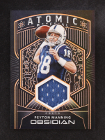 Peyton Manning 2020 Panini Obsidian Atomic Materials Electric Etch Orange #14 #22/40 at PristineAuction.com