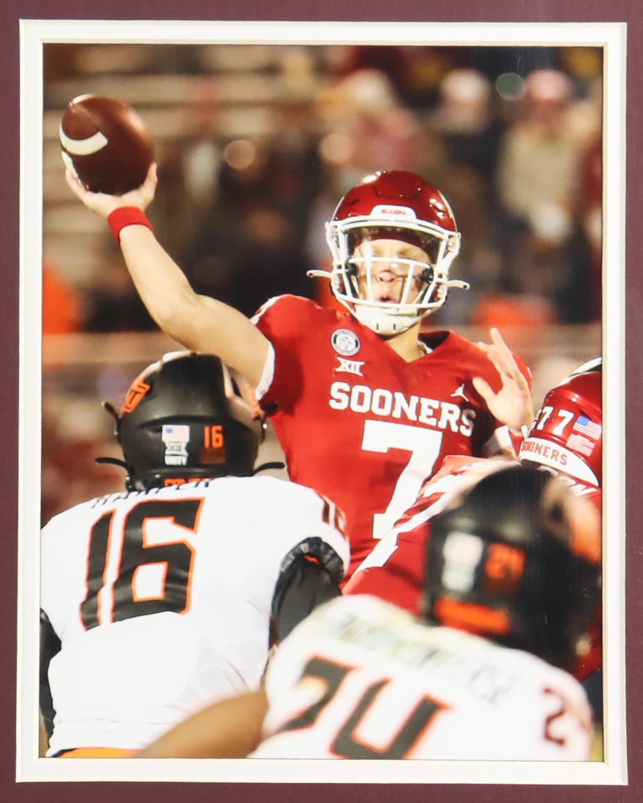 Spencer Rattler Signed Custom Framed Jersey Display (Beckett) at PristineAuction.com Spencer Rattler Signed Custom Framed Jersey Display (Beckett) at PristineAuction.com