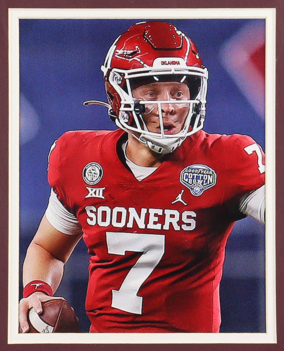 Spencer Rattler Signed Custom Framed Jersey Display (Beckett) at PristineAuction.com Spencer Rattler Signed Custom Framed Jersey Display (Beckett) at PristineAuction.com