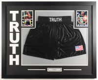 Errol Spence Jr. Signed Custom Framed Boxing Trunks Display (Beckett) at PristineAuction.com