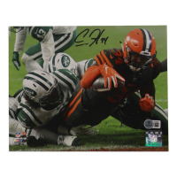 Carlos Hyde Signed Browns 8x10 Photo (Beckett) at PristineAuction.com