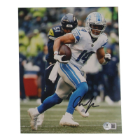 Amon-Ra St-Brown Signed Lions 8x10 Photo (Beckett) at PristineAuction.com