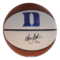 Christian Laettner Signed Duke Logo Basketball (Schwartz) at PristineAuction.com