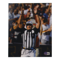 Ed Hochuli Signed 8x10 Photo (Beckett) at PristineAuction.com