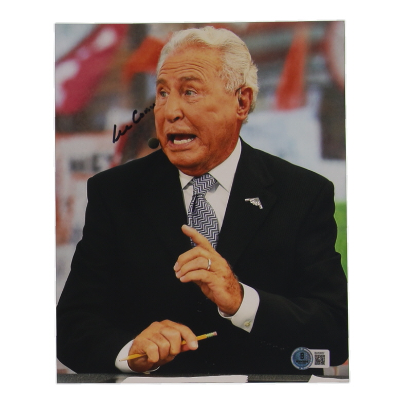 Lee Corso Signed 8x10 Photo (Beckett) at PristineAuction.com Lee Corso Signed 8x10 Photo (Beckett) at PristineAuction.com