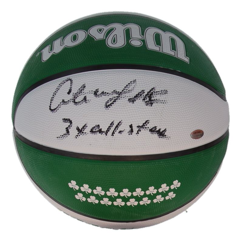 Antoine Walker Signed Celtics Logo NBA Basketball Inscribed "3x All Star" (Schwartz) at PristineAuction.com Antoine Walker Signed Celtics Logo NBA Basketball Inscribed "3x All Star" (Schwartz) at PristineAuction.com