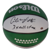 Antoine Walker Signed Celtics Logo NBA Basketball Inscribed "3x All Star" (Schwartz) at PristineAuction.com