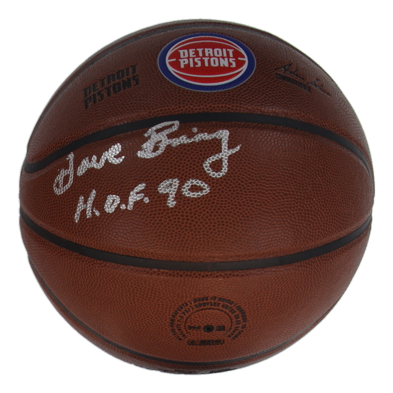 Dave Bing Signed Pistons Logo Basketball Inscribed "H.O.F. 90" (Schwartz) at PristineAuction.com Dave Bing Signed Pistons Logo Basketball Inscribed "H.O.F. 90" (Schwartz) at PristineAuction.com