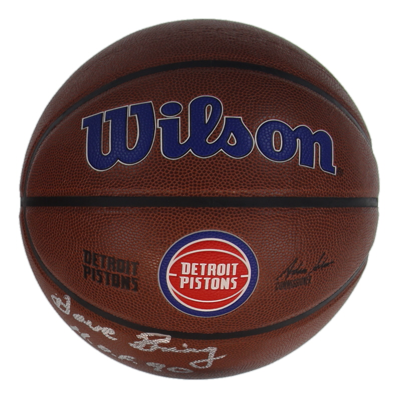Dave Bing Signed Pistons Logo Basketball Inscribed "H.O.F. 90" (Schwartz) at PristineAuction.com Dave Bing Signed Pistons Logo Basketball Inscribed "H.O.F. 90" (Schwartz) at PristineAuction.com