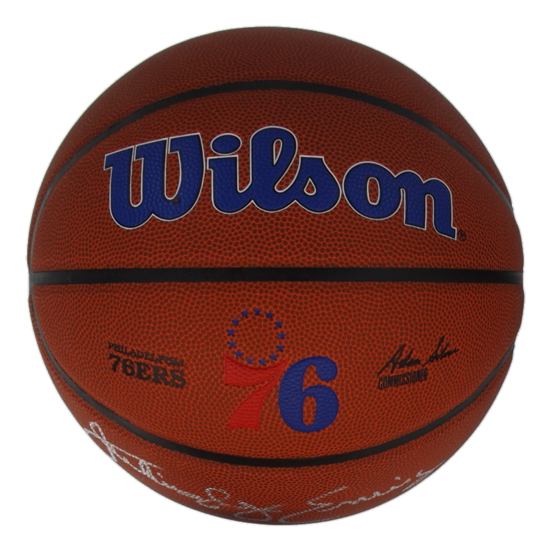 Julius "Dr. J" Erving Signed 76ers Logo NBA Basketball (Schwartz) at PristineAuction.com Julius "Dr. J" Erving Signed 76ers Logo NBA Basketball (Schwartz) at PristineAuction.com