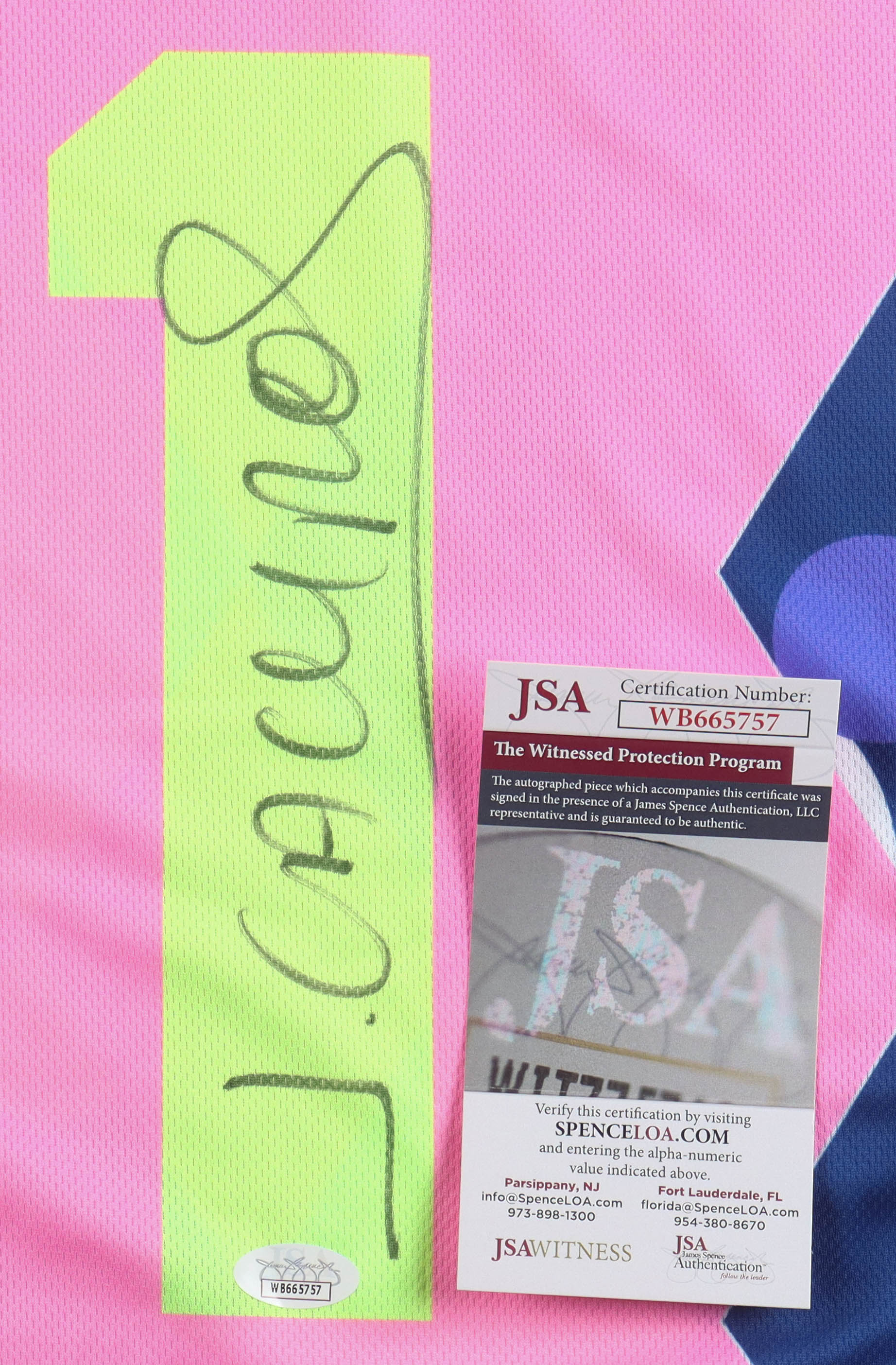 Jorge Campos Signed Jersey (JSA) at PristineAuction.com Jorge Campos Signed Jersey (JSA) at PristineAuction.com