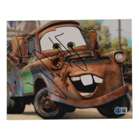 Larry the Cable Guy Signed "Cars" 8x10 Photo (Beckett) at PristineAuction.com