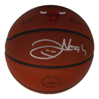 Joakim Noah Signed Bulls Logo Basketball (Schwartz) at PristineAuction.com