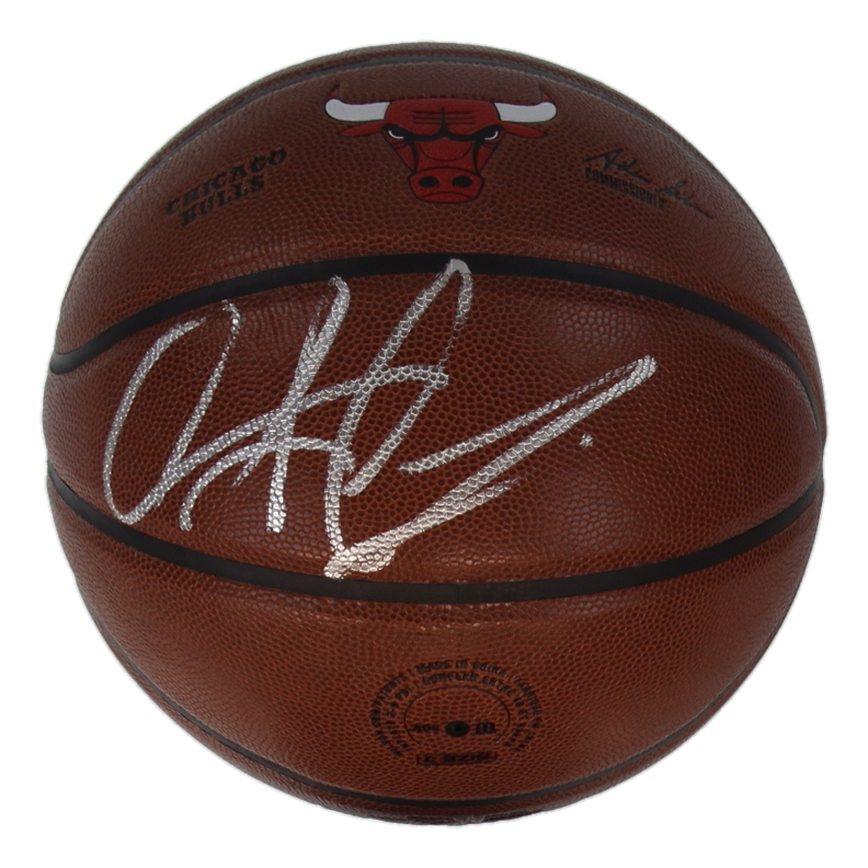 Dennis Rodman Signed Bulls Logo Basketball (Schwartz) at PristineAuction.com Dennis Rodman Signed Bulls Logo Basketball (Schwartz) at PristineAuction.com