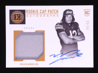 Velus Jones Jr. 2022 Panini Encased Rookie Cap Patch Autographs #149 RC #09/50 at PristineAuction.com