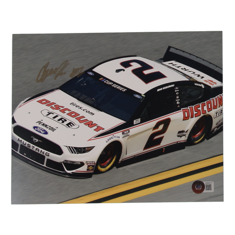 Brad Keselowski Signed NASCAR 8x10 Photo (Beckett) at PristineAuction.com Brad Keselowski Signed NASCAR 8x10 Photo (Beckett) at PristineAuction.com