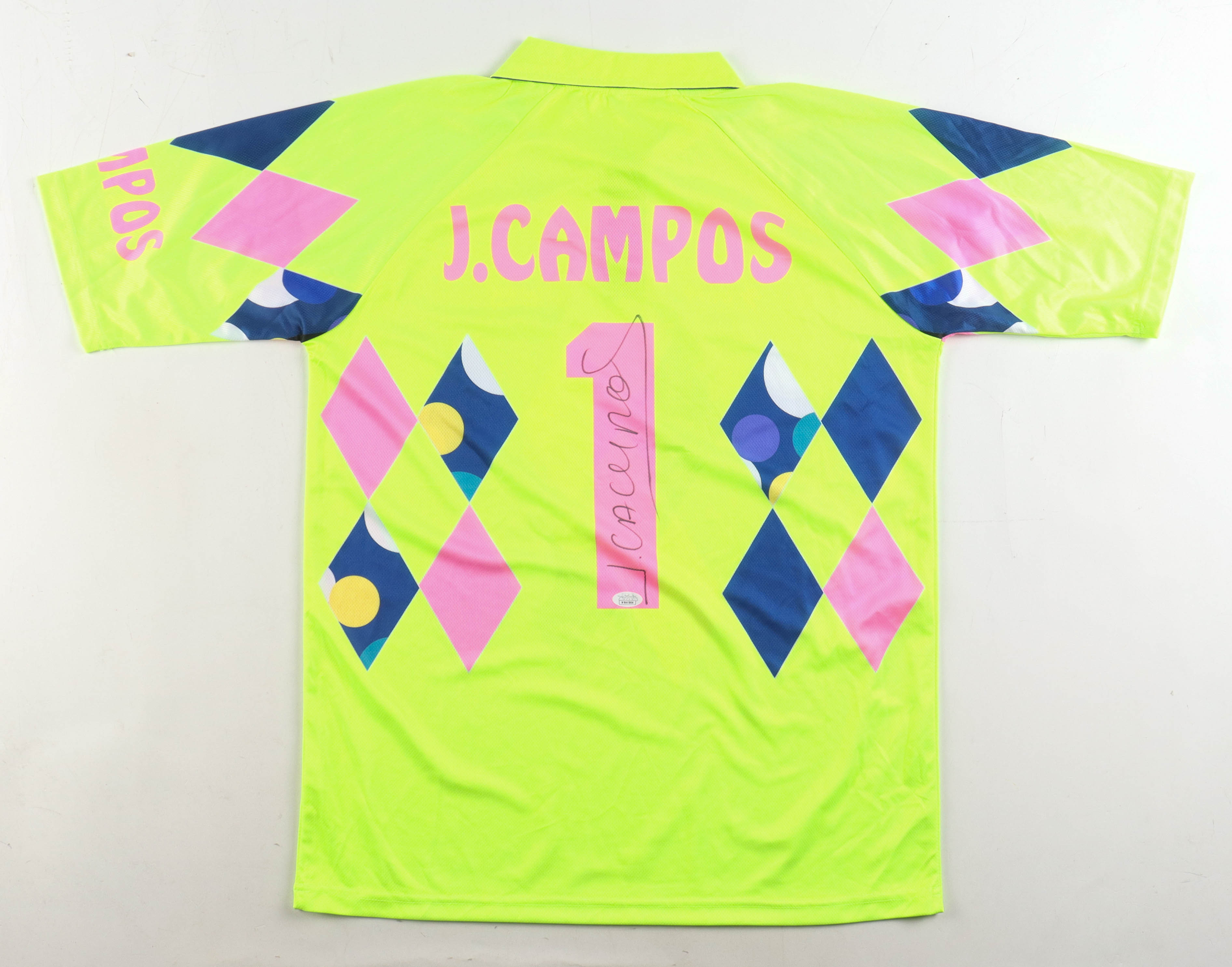 Jorge Campos Signed Jersey (JSA) at PristineAuction.com Jorge Campos Signed Jersey (JSA) at PristineAuction.com