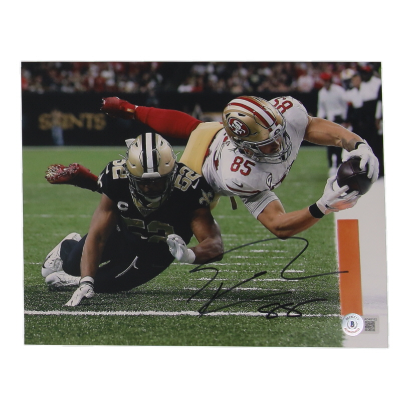 George Kittle Signed 49ers 8x10 Photo (Beckett) at PristineAuction.com George Kittle Signed 49ers 8x10 Photo (Beckett) at PristineAuction.com