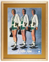 Larry Bird Signed Celtics Custom Framed Vintage 1987 In-Store Poster (PSA) at PristineAuction.com