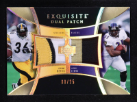 Jerome Bettis/Jamal Lewis 2005 Exquisite Collection Patch Duals #BL #8/25 at PristineAuction.com