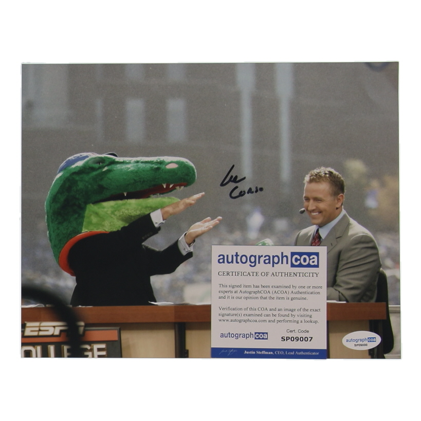 Lee Corso Signed 8x10 Photo (ACOA) at PristineAuction.com Lee Corso Signed 8x10 Photo (ACOA) at PristineAuction.com