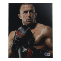 Georges St-Pierre Signed UFC 8x10 Photo (Beckett) at PristineAuction.com