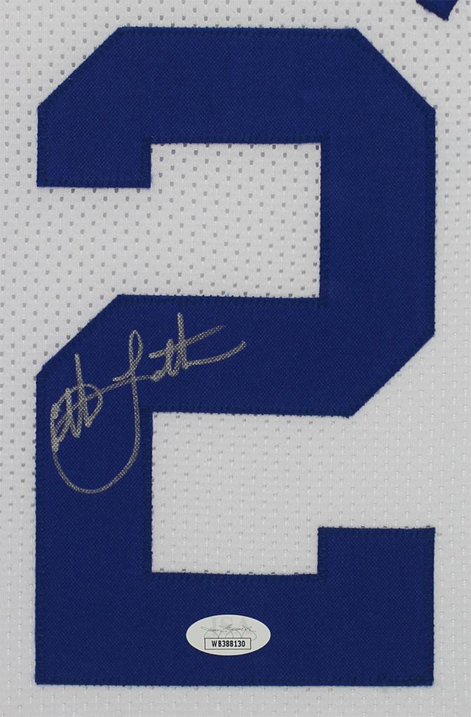 Christian Laettner Signed Custom Framed Jersey Display (JSA) at PristineAuction.com Christian Laettner Signed Custom Framed Jersey Display (JSA) at PristineAuction.com