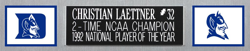 Christian Laettner Signed Custom Framed Jersey Display (JSA) at PristineAuction.com Christian Laettner Signed Custom Framed Jersey Display (JSA) at PristineAuction.com