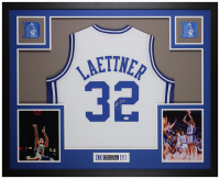 Christian Laettner Signed Custom Framed Jersey Display (JSA) at PristineAuction.com
