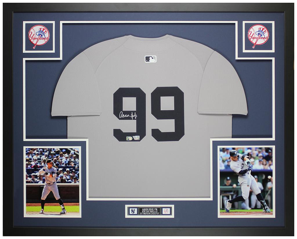 Aaron Judge Signed Yankees Custom Framed Nike Authentic Jersey Display (Fanatics & MLB) at PristineAuction.com Aaron Judge Signed Yankees Custom Framed Nike Authentic Jersey Display (Fanatics & MLB) at PristineAuction.com