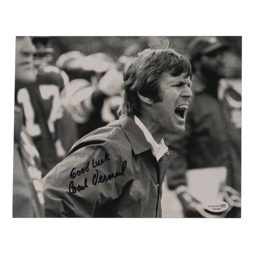 "Coach" Dick Vermeil Signed Eagles 8x10 Photo Inscribed "Good Luck" (ACOA) at PristineAuction.com "Coach" Dick Vermeil Signed Eagles 8x10 Photo Inscribed "Good Luck" (ACOA) at PristineAuction.com