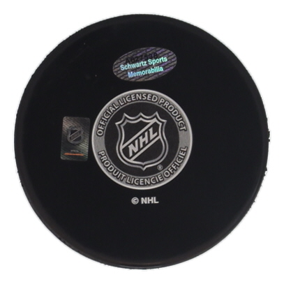 Jeremy Roenick Signed Blackhawks Logo Hockey Puck Inscribed "513 Goals" (Schwartz) at PristineAuction.com Jeremy Roenick Signed Blackhawks Logo Hockey Puck Inscribed "513 Goals" (Schwartz) at PristineAuction.com