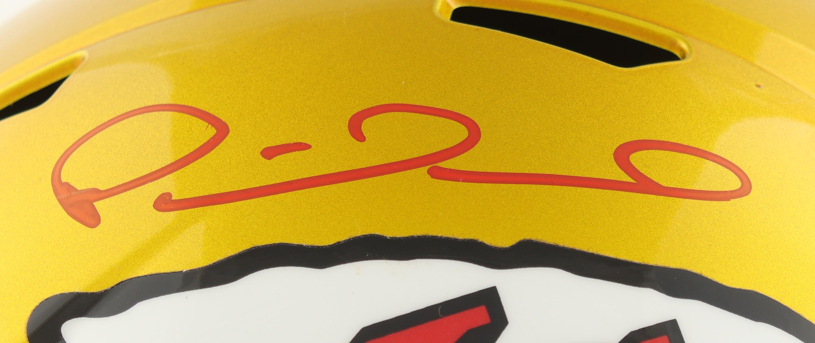 Patrick Mahomes Signed Chiefs Full-Size Flash Alternate Speed Helmet (Beckett) at PristineAuction.com Patrick Mahomes Signed Chiefs Full-Size Flash Alternate Speed Helmet (Beckett) at PristineAuction.com