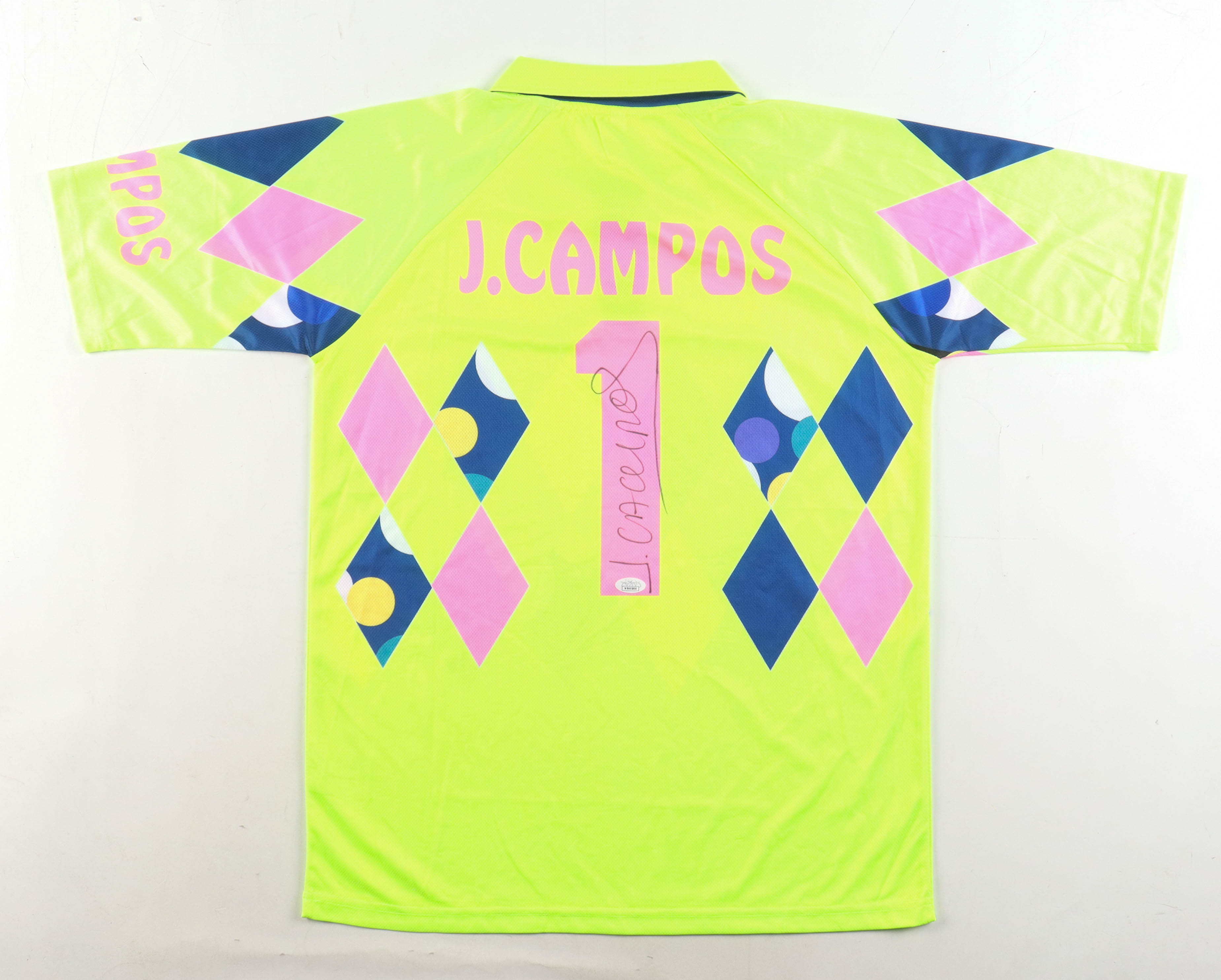 Jorge Campos Signed Jersey (JSA) at PristineAuction.com Jorge Campos Signed Jersey (JSA) at PristineAuction.com