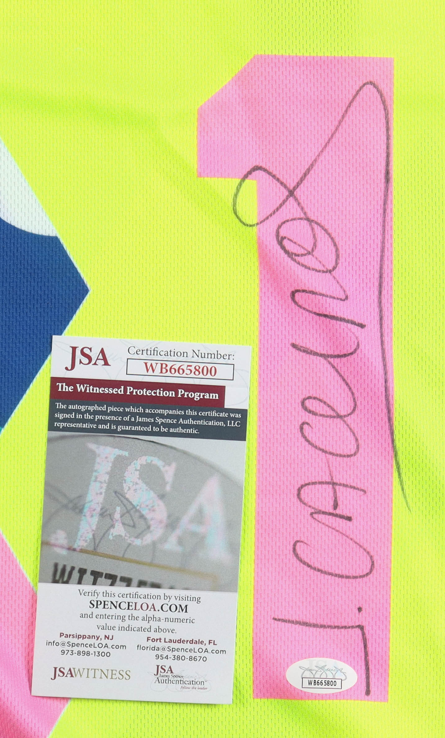 Jorge Campos Signed Jersey (JSA) at PristineAuction.com Jorge Campos Signed Jersey (JSA) at PristineAuction.com