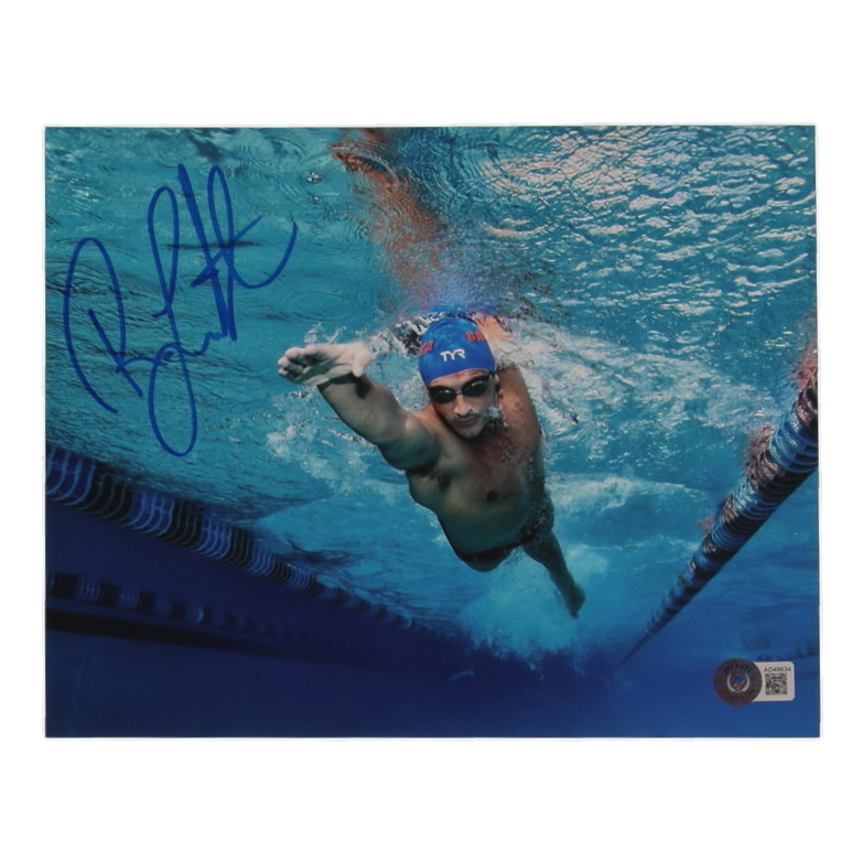 Ryan Lochte Signed 8x10 Photo (Beckett) at PristineAuction.com Ryan Lochte Signed 8x10 Photo (Beckett) at PristineAuction.com