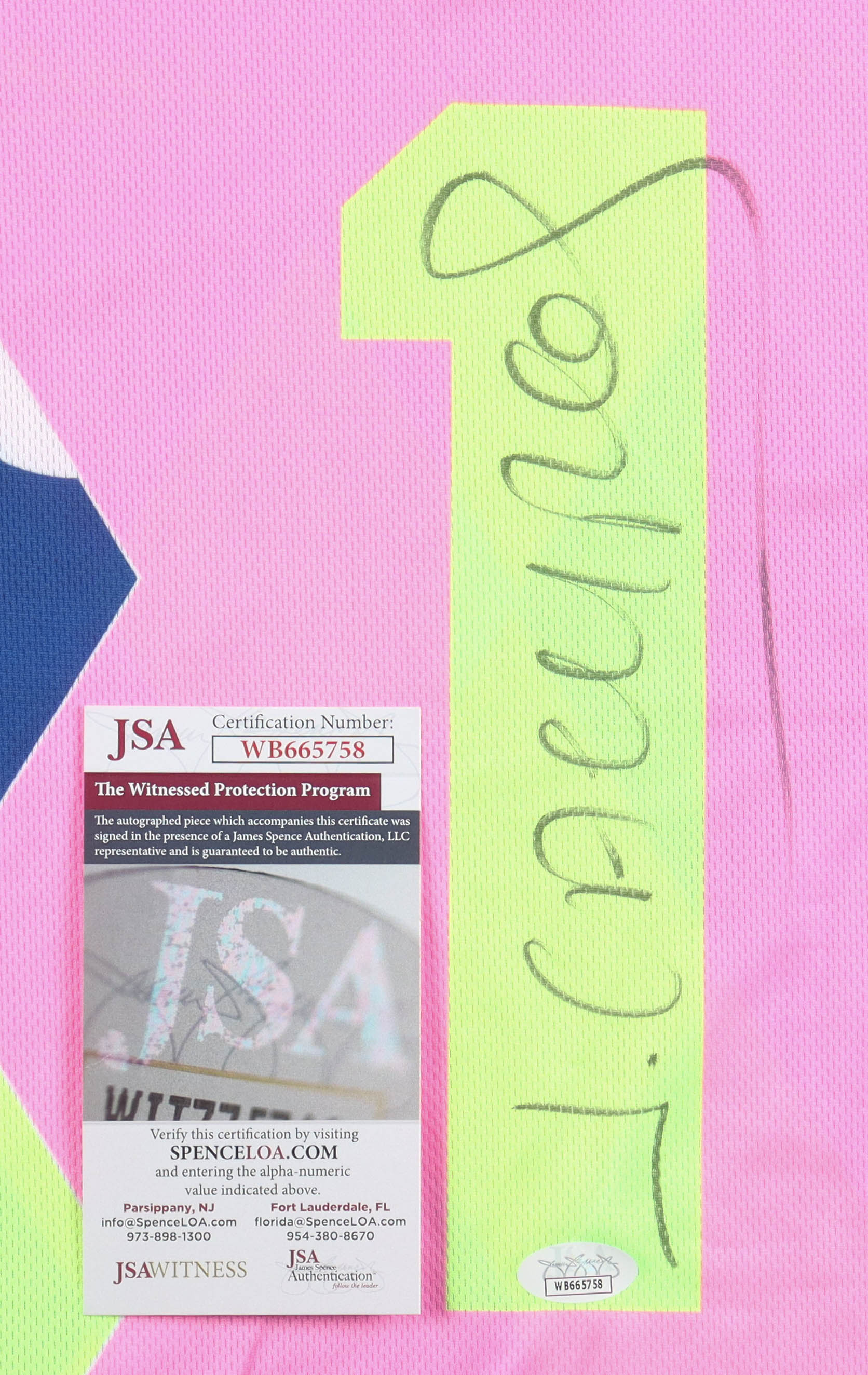 Jorge Campos Signed Jersey (JSA) at PristineAuction.com Jorge Campos Signed Jersey (JSA) at PristineAuction.com