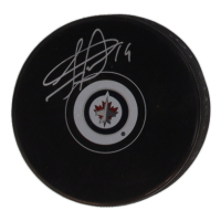 Jonathan Toews Signed Jets Logo Hockey Puck (Schwartz) at PristineAuction.com