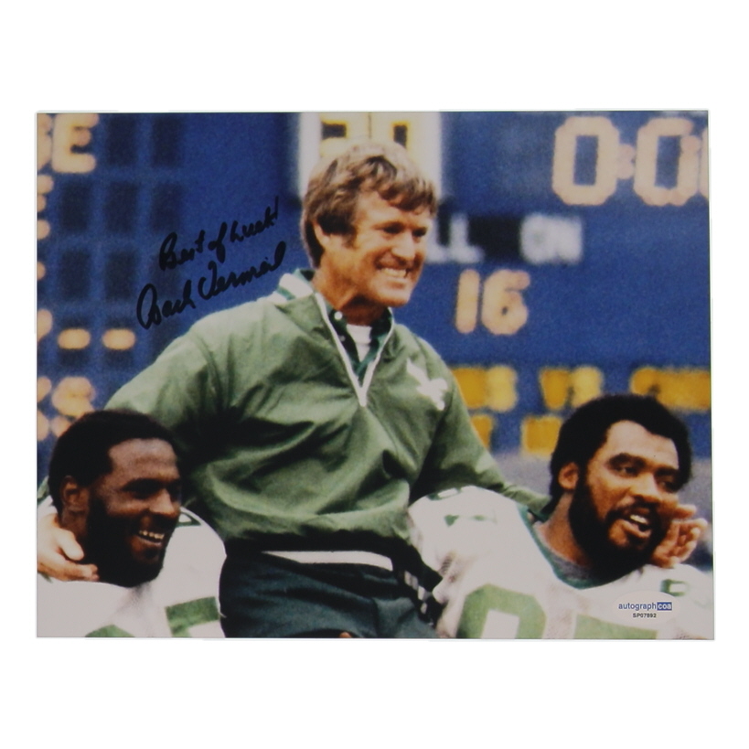 "Coach" Dick Vermeil Signed Eagles 8x10 Photo Inscribed "Best of Luck" (ACOA) at PristineAuction.com "Coach" Dick Vermeil Signed Eagles 8x10 Photo Inscribed "Best of Luck" (ACOA) at PristineAuction.com