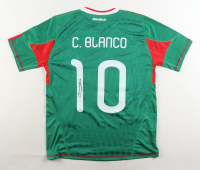 Cuauhtemoc Blanco Signed Mexico Adidas Authentic Jersey (JSA) at PristineAuction.com