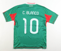 Cuauhtemoc Blanco Signed Mexico Adidas Authentic Jersey (JSA) at PristineAuction.com