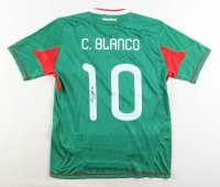 Cuauhtemoc Blanco Signed Mexico Adidas Authentic Jersey (JSA) at PristineAuction.com