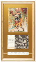 Bart Starr Signed Packers Custom Framed Art Print Display (JSA) at PristineAuction.com