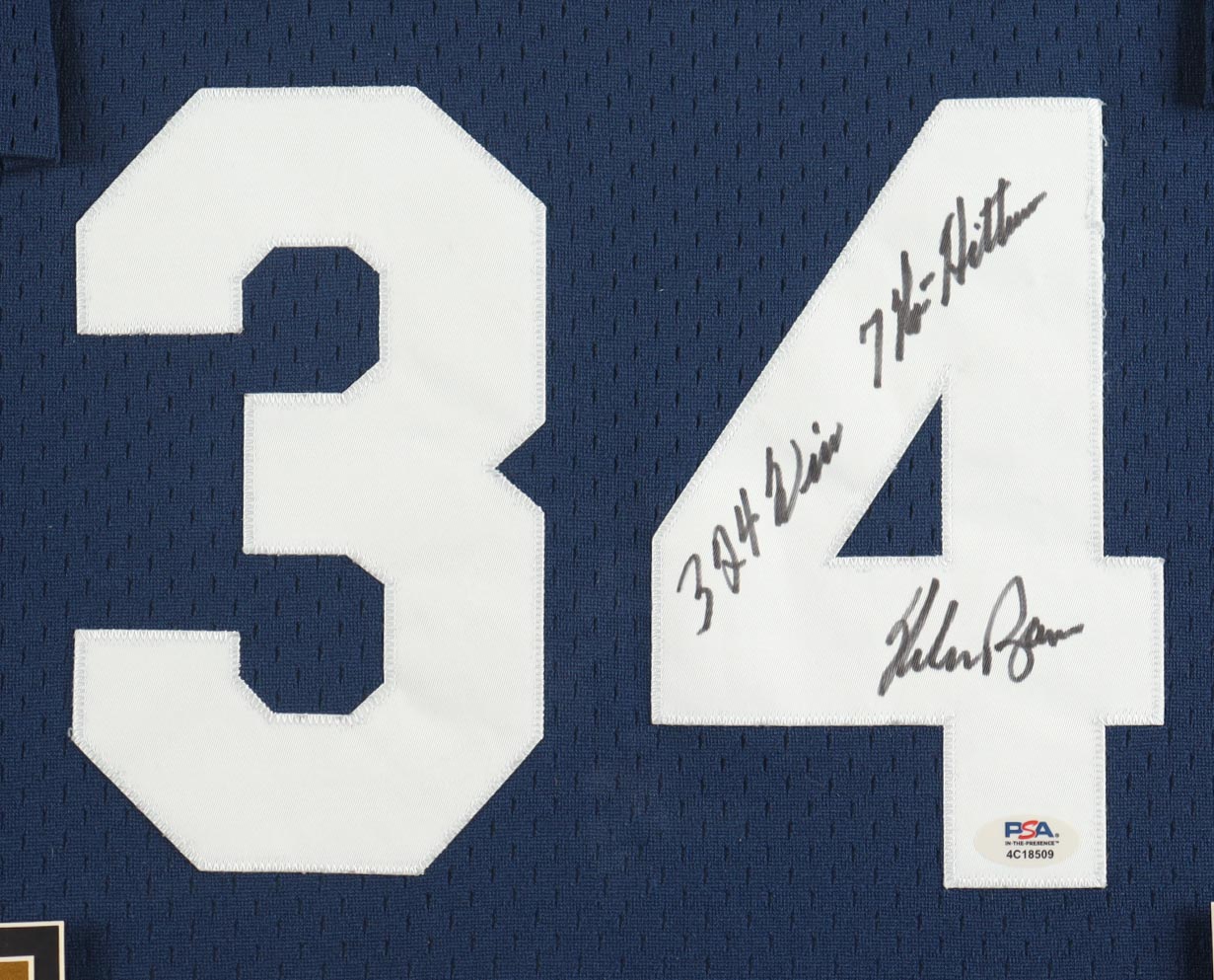 Nolan Ryan Signed Custom Framed Jersey Display Inscribed "324 Wins" & "7 No-Hitters" with No-Hitter Pin (PSA) at PristineAuction.com Nolan Ryan Signed Custom Framed Jersey Display Inscribed "324 Wins" & "7 No-Hitters" with No-Hitter Pin (PSA) at PristineAuction.com