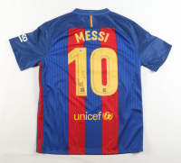 Lionel Messi Signed Barcelona Nike Authentic Jersey (Beckett) at PristineAuction.com